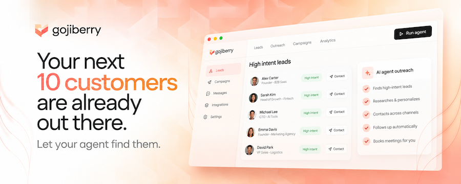 Gojiberry.ai — your next 10 customers are already out there